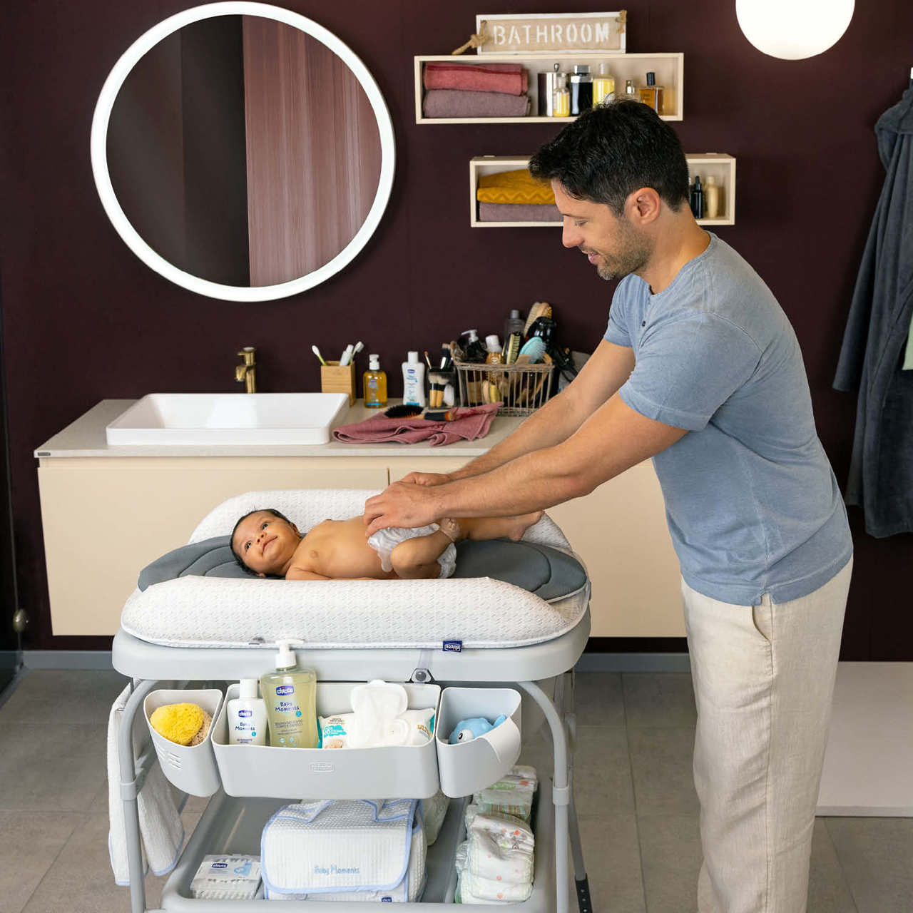 Bañera y cambiador Cuddle & Bubble Chicco - 3
