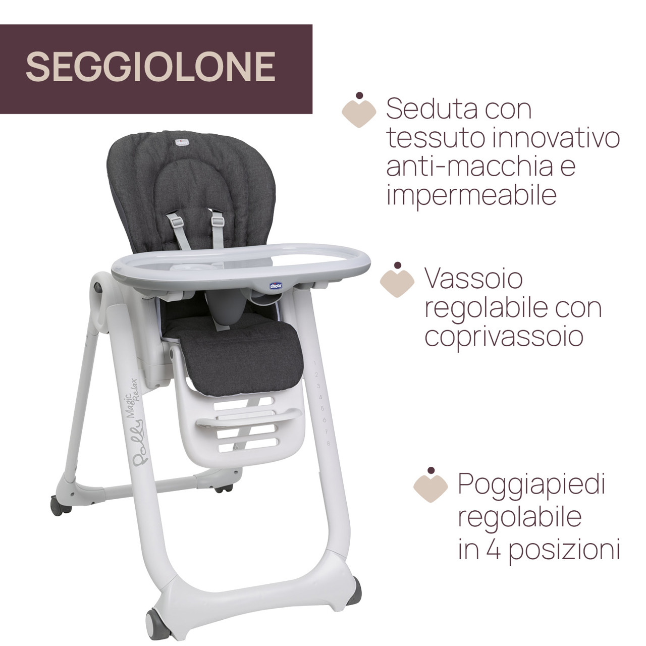 Seggiolone Polly Magic Relax image number 1