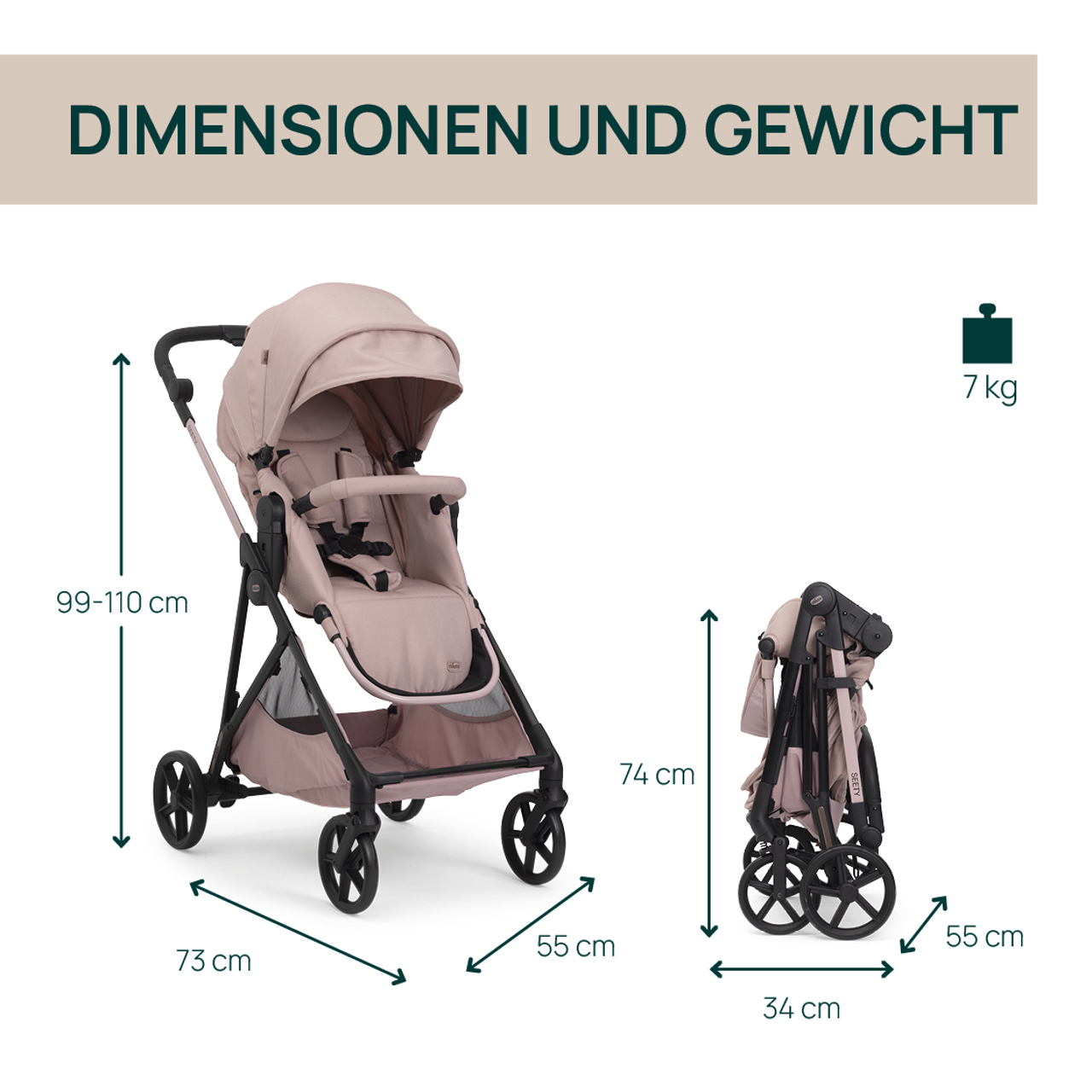 Seety Kinderwagen null - 1