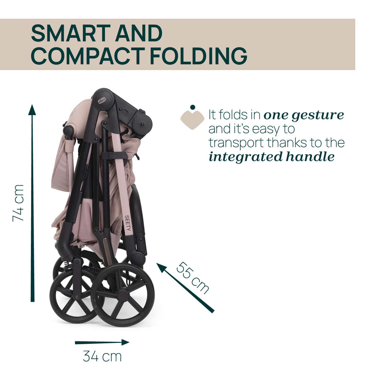 Poussette Seety 2 Chicco - 1