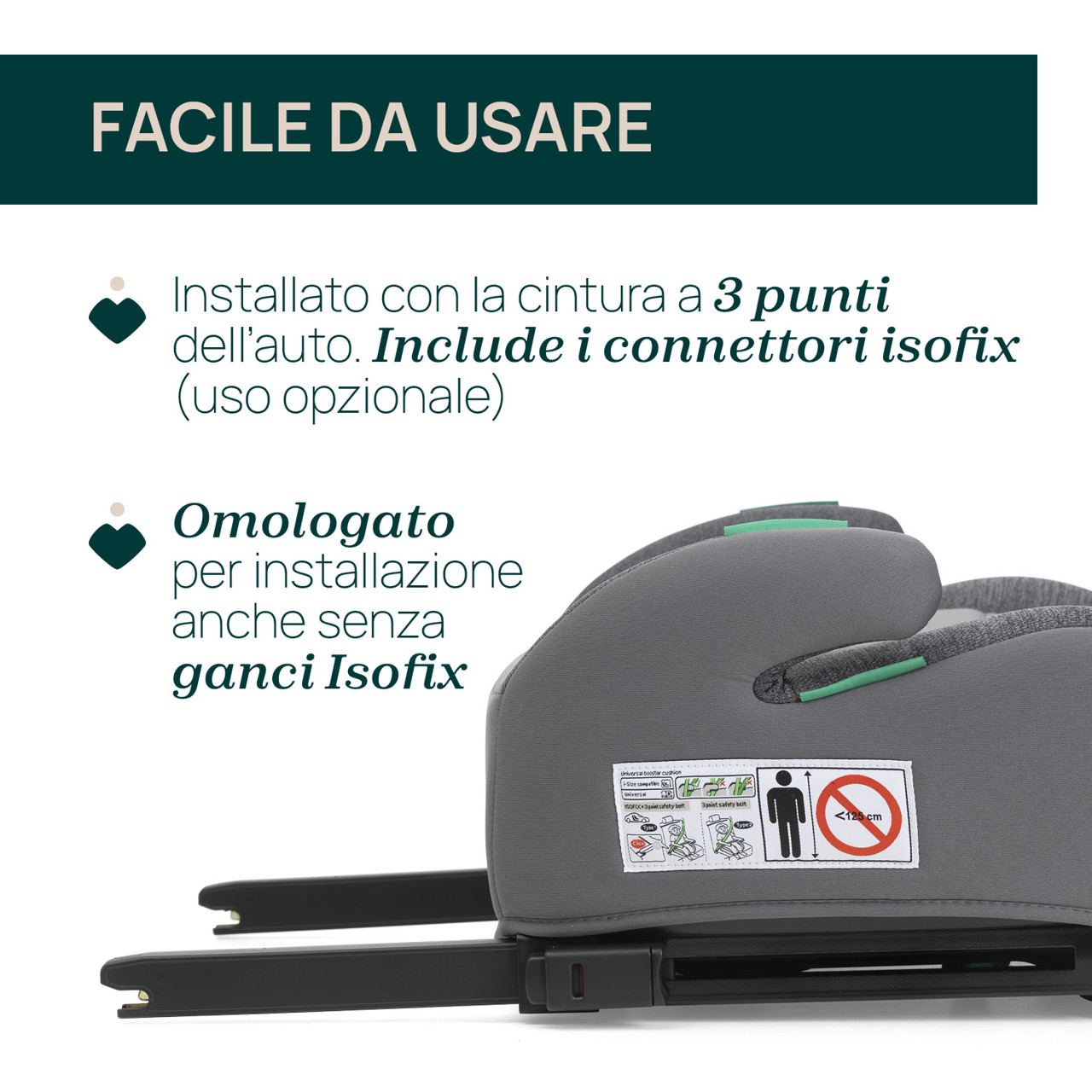 Seggiolino Auto Quasar Fix i-Size (125-150 cm) Chicco - 3