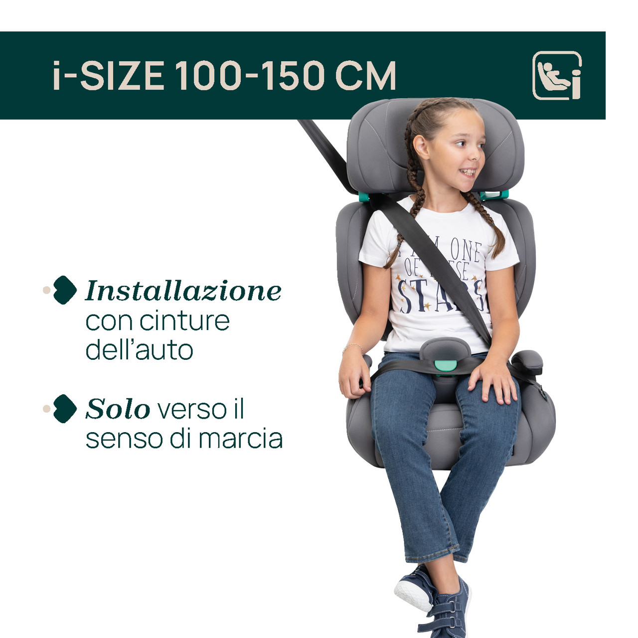 Seggiolino auto Quizy Lite i-Size (100-150 cm) image number 1