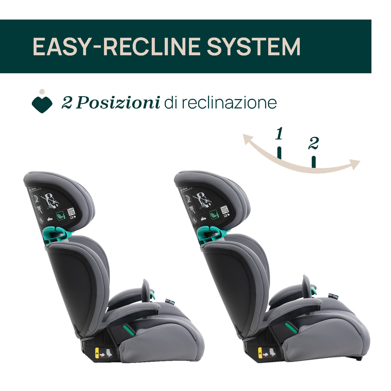 Seggiolino auto Quizy Lite i-Size (100-150 cm) null - 3