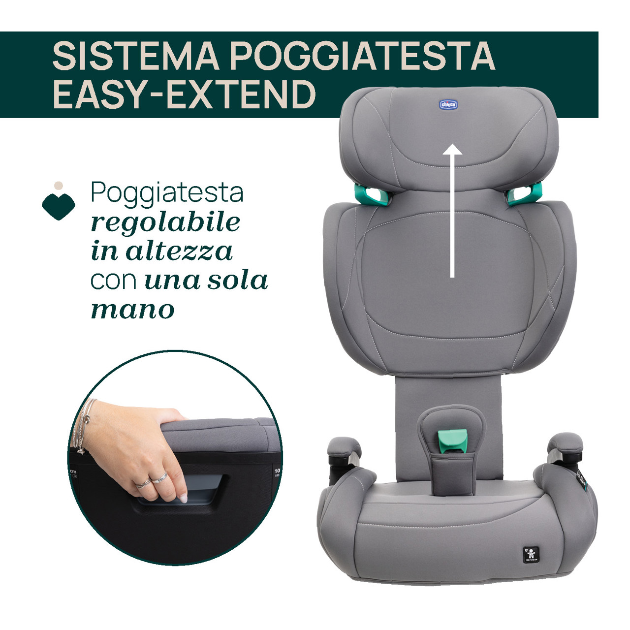 Seggiolino auto Quizy Lite i-Size (100-150 cm) image number 3