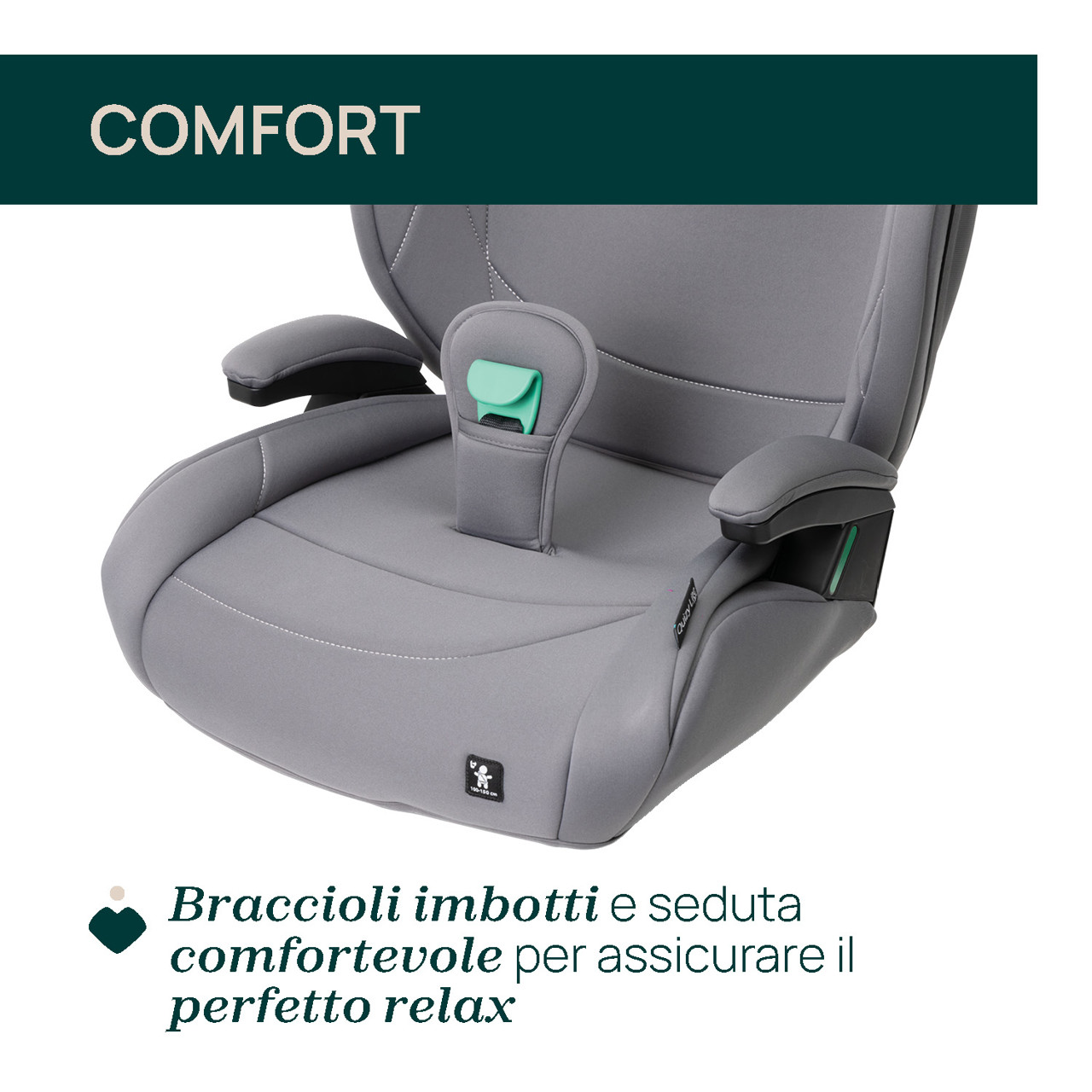 Seggiolino auto Quizy Lite i-Size (100-150 cm) null - 5