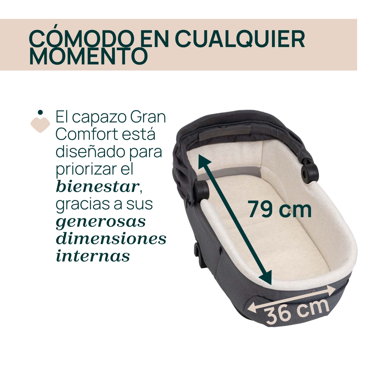 Duo Mysa con capazo Gran Comfort Chicco - 11