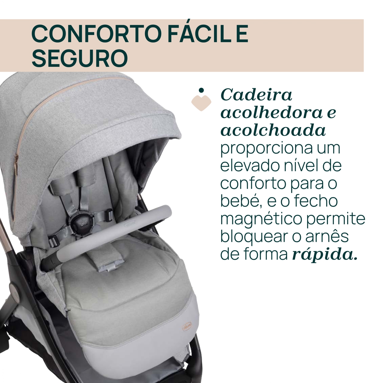 Trio Bellagio c/ alcofa flexi e First Seat Recline Chicco - 28