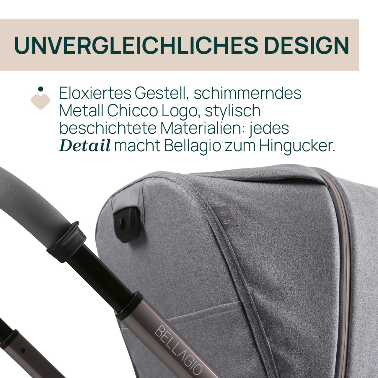 BELLAGIO, modularer, selbstschließender Kinderwagen null - 8