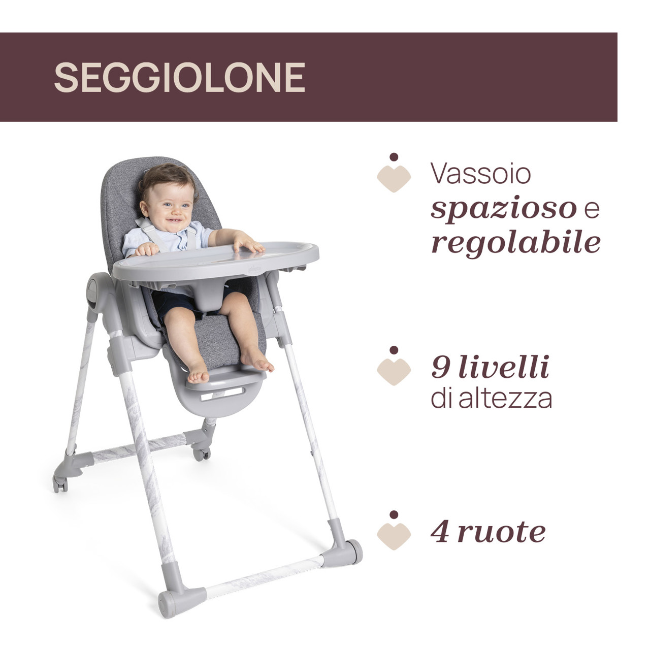 Seggiolone Polly Armonia Chicco - 5