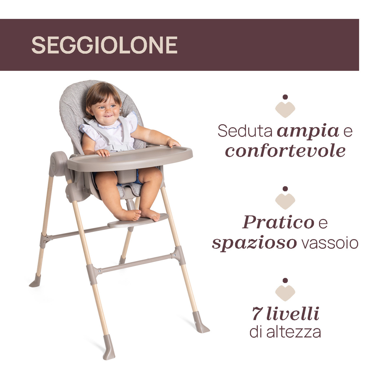 Seggiolone Polly Essential Chicco - 2