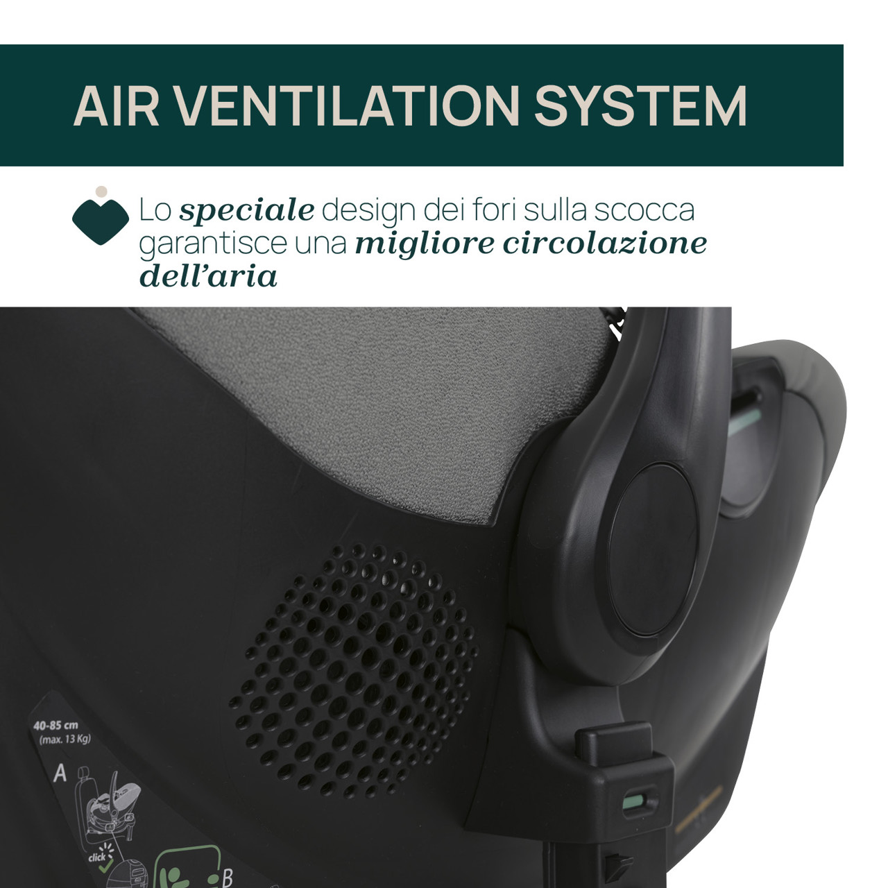 Seggiolino Auto Kory Plus i-Size (40-85 cm) null - 6