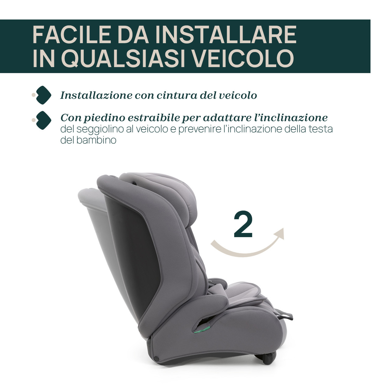 Seggiolino auto Gro-Up i-Size (76-150 cm) Chicco - 4
