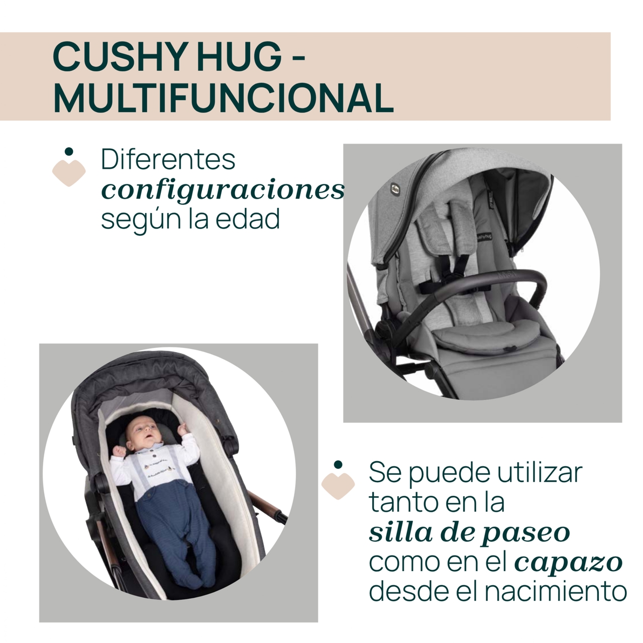 Duo Mysa con capazo Gran Comfort Chicco - 6