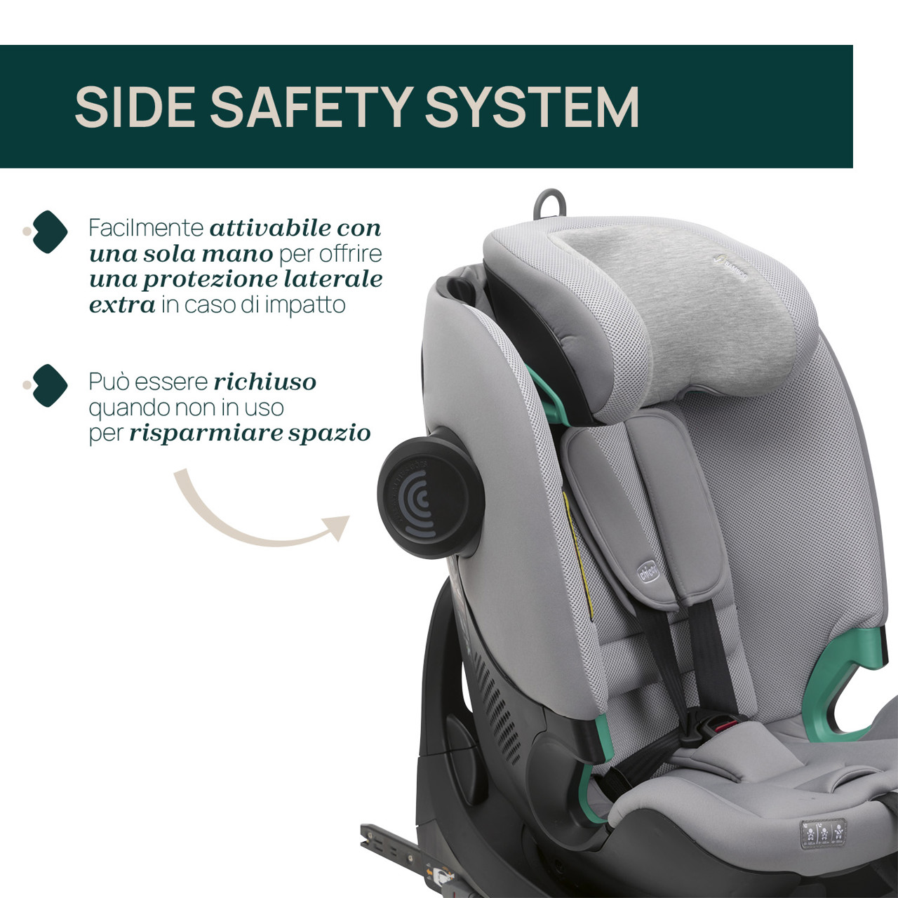 Seggiolino Auto FullSeat 360 i-Size con base (61-150 cm) Chicco - 2