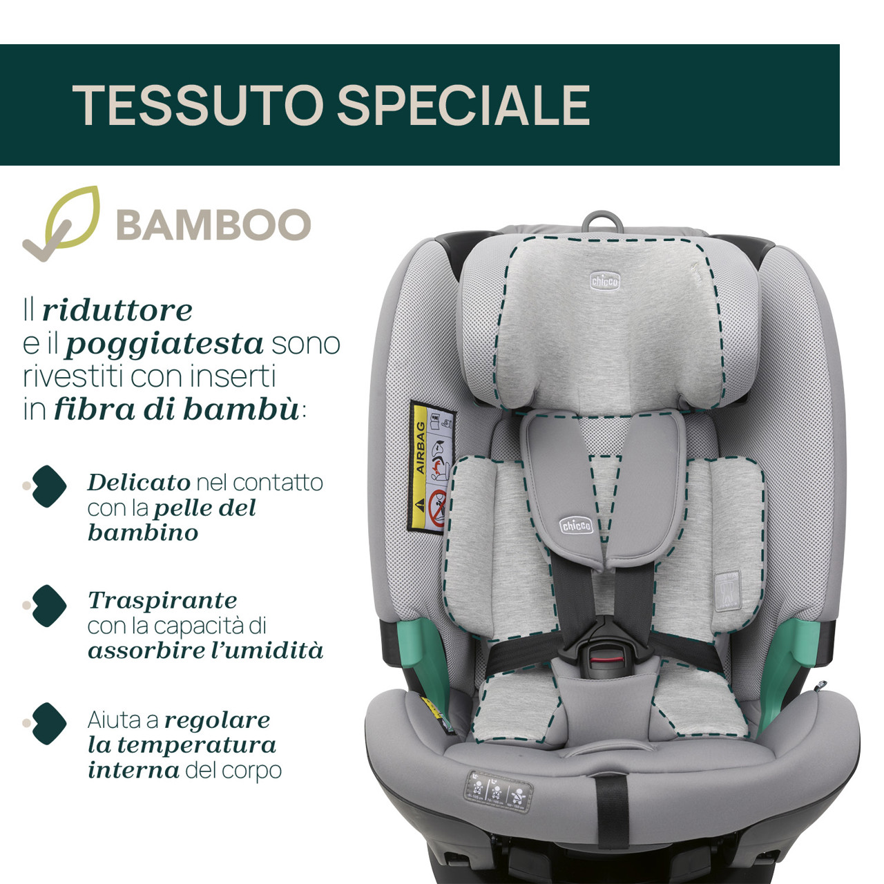 Seggiolino Auto FullSeat 360 i-Size con base (61-150 cm) Chicco - 5