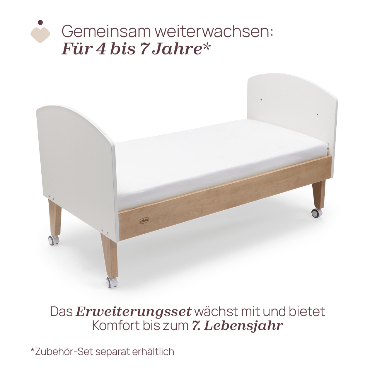 Erweiterungsset Kinderbett f&uuml;r das Next2Me Meraviglia null - 1