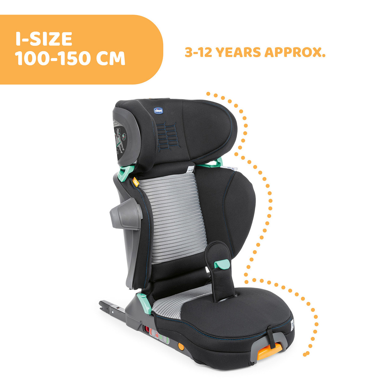 Autostoel Fold&Go I-size Air Black Air image number 5