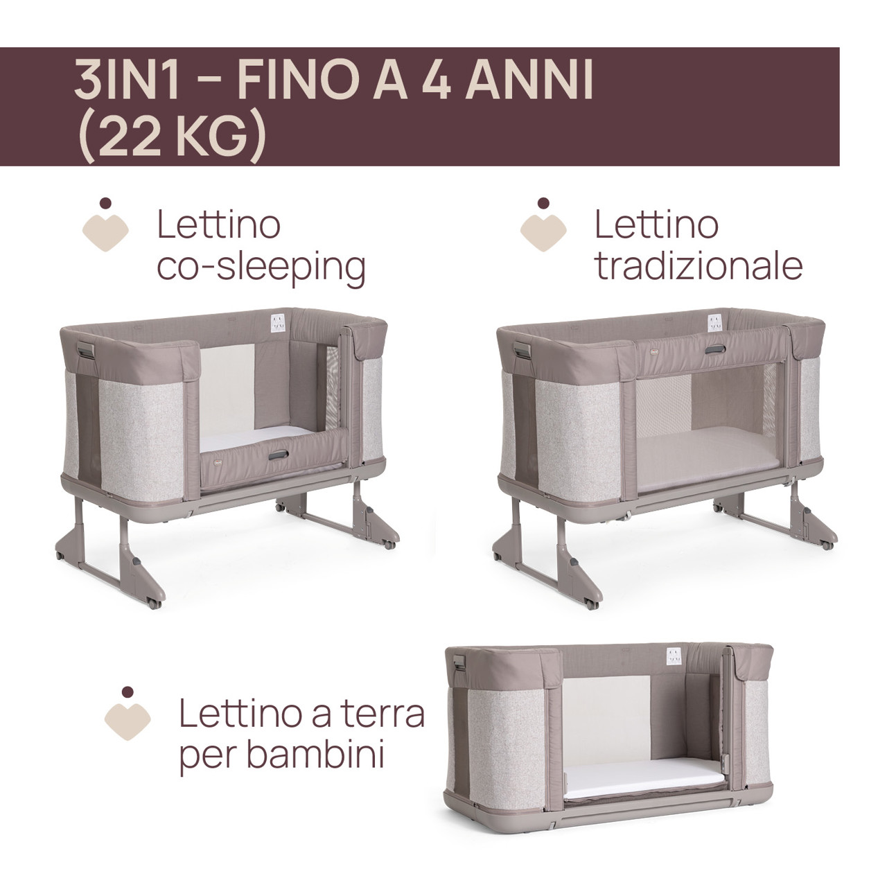 Chicco Next2Me Forever Lettino Cosleeping Chicco - 1