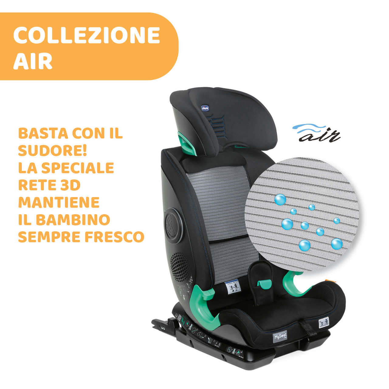 MySeat i-Size Air (76-150 cm) - Edizione speciale "Zip&Wash" image number 11
