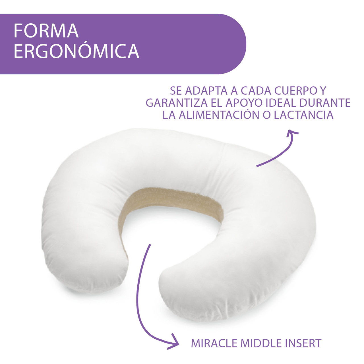 Almohada Ergonómica, Protección Cervical 0-2 años