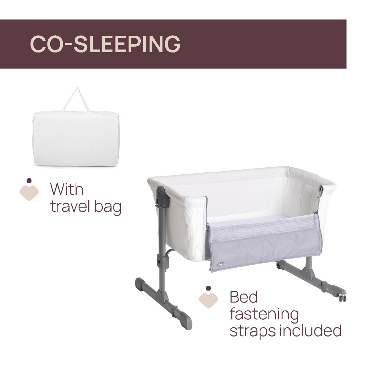 Кроватка CHICCO NEXT2ME ESSENTIAL null - 1