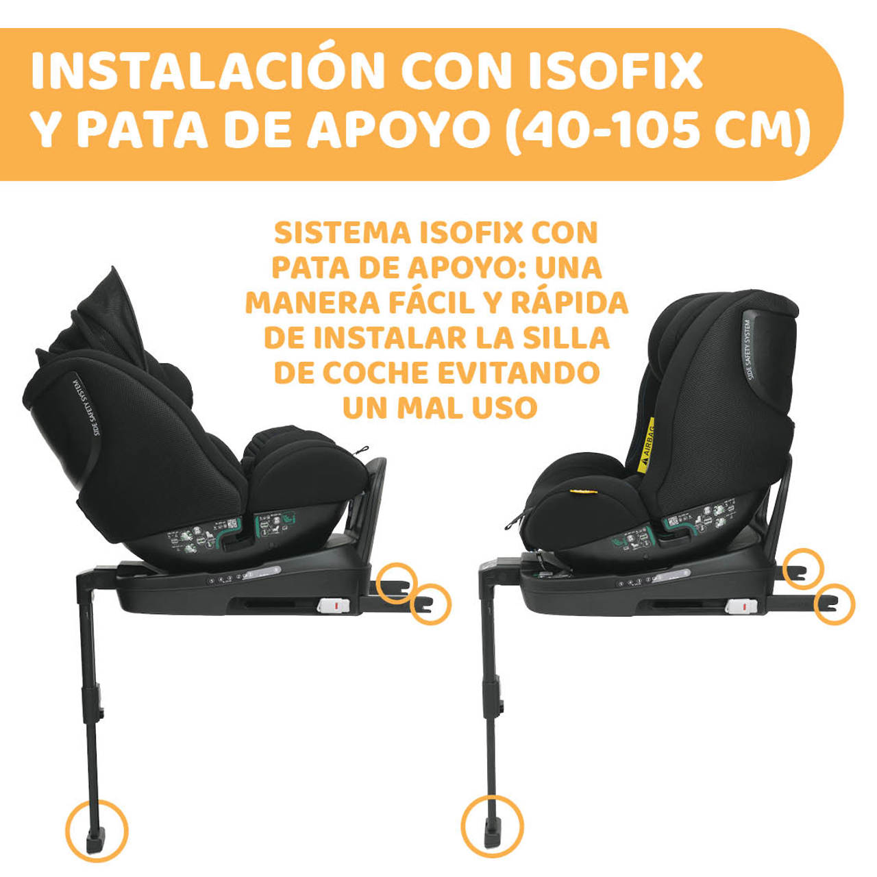 Seat3Fit i-Size Air Zip&Wash (40-125 cm) image number 15