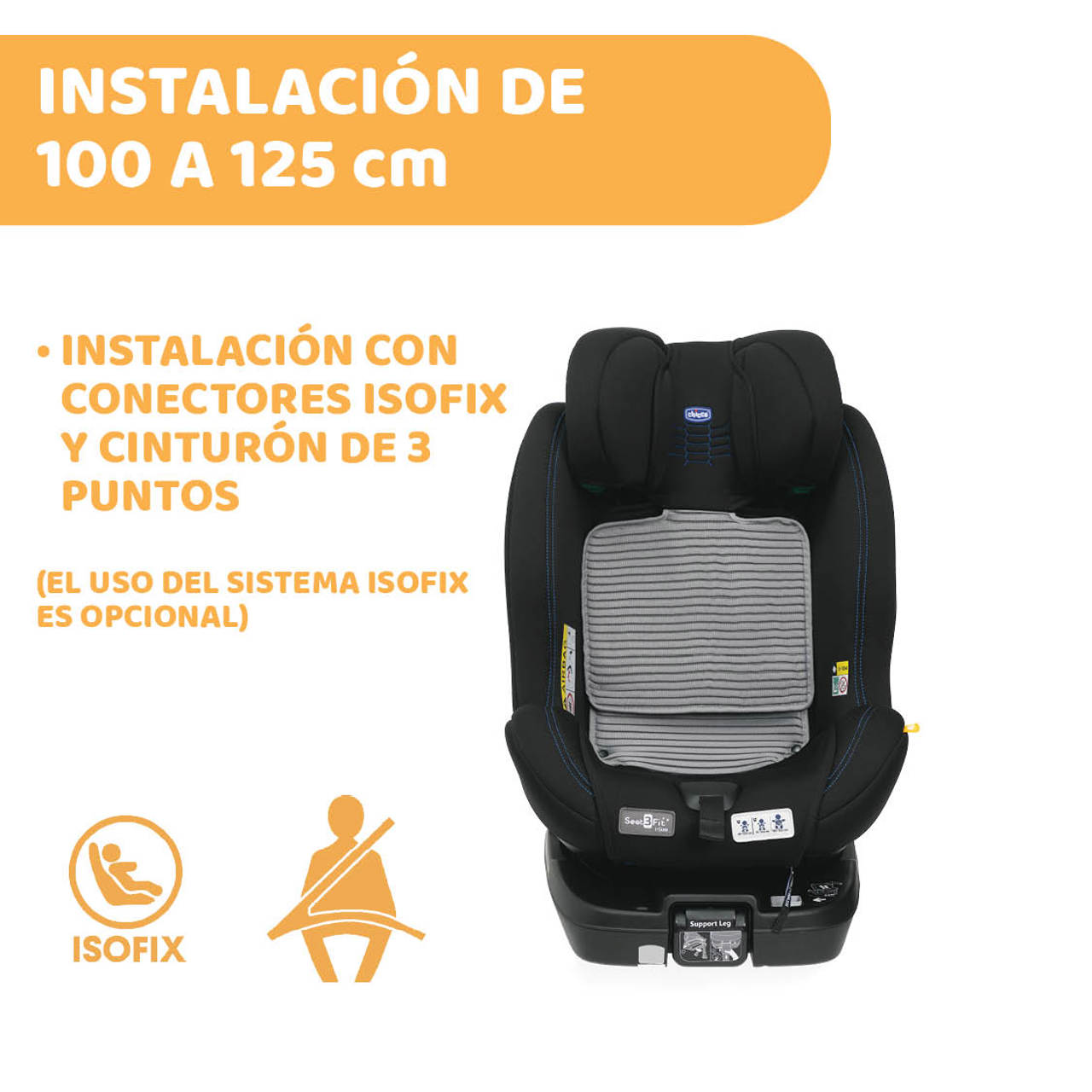 Seat3Fit i-Size Air Zip&Wash (40-125 cm) image number 19