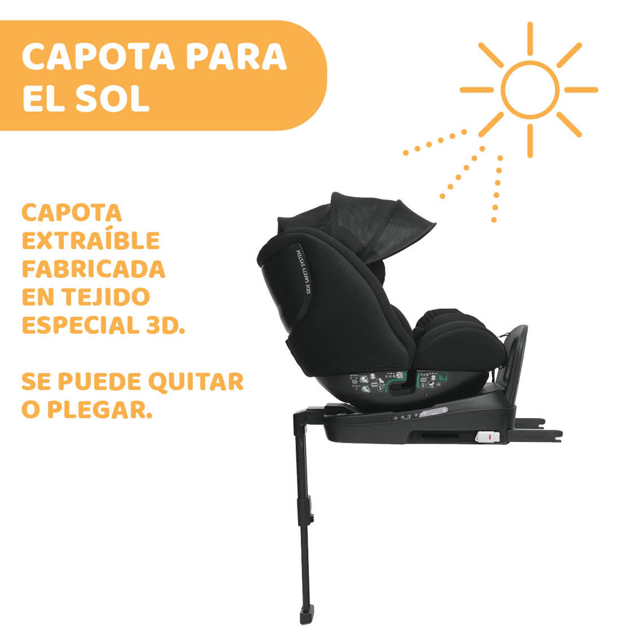 Seat3Fit i-Size Air Zip&Wash (40-125 cm) image number 24