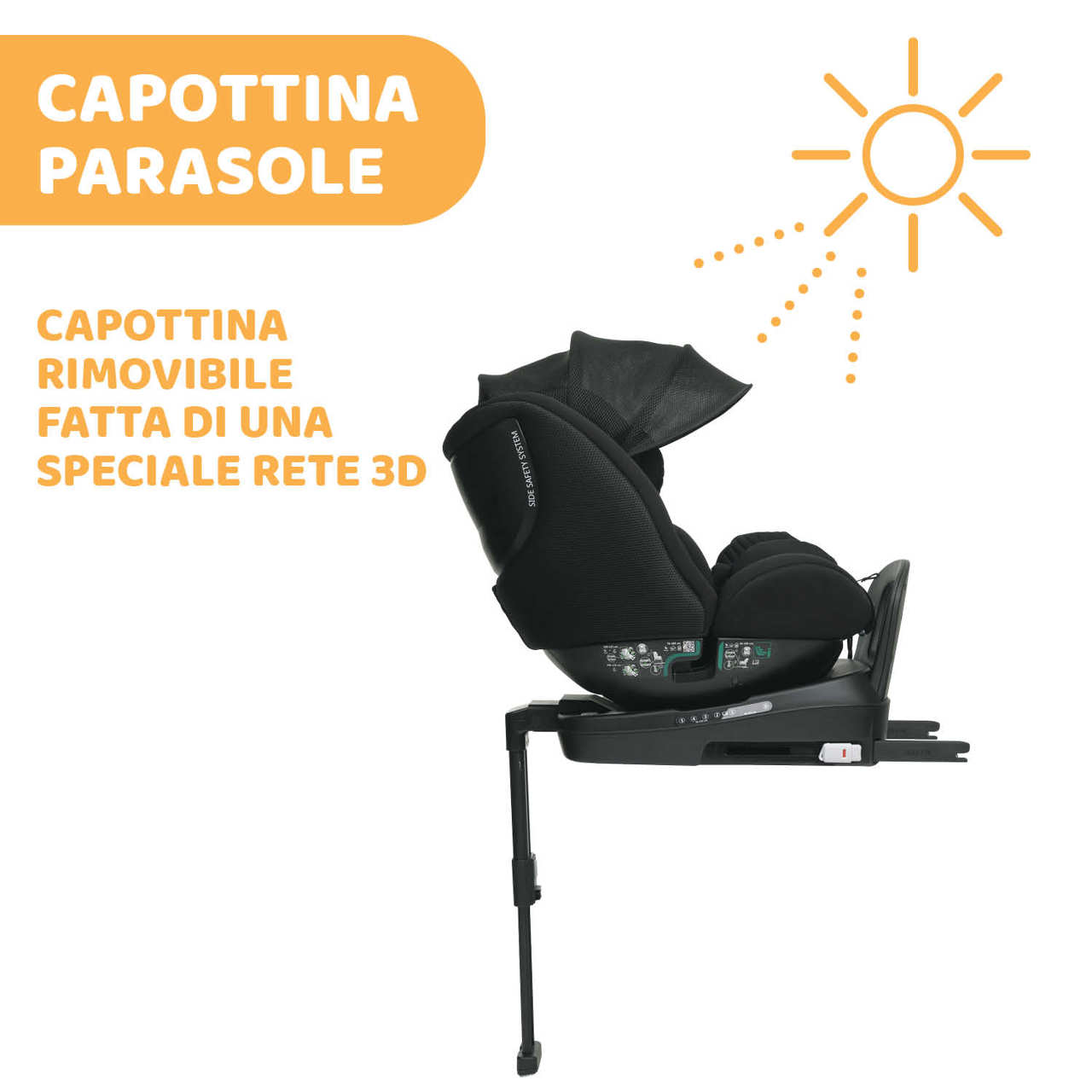 Seggiolino auto Seat3Fit Air i-Size Zip&Wash image number 12