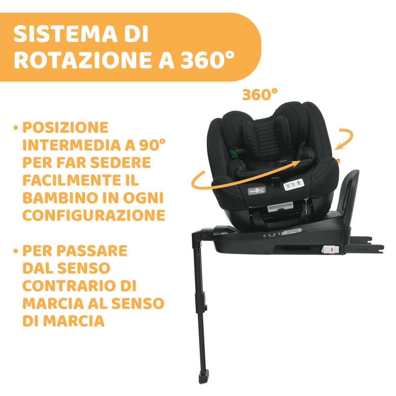 Seggiolino auto Seat3Fit Air i-Size Zip&Wash image number 4