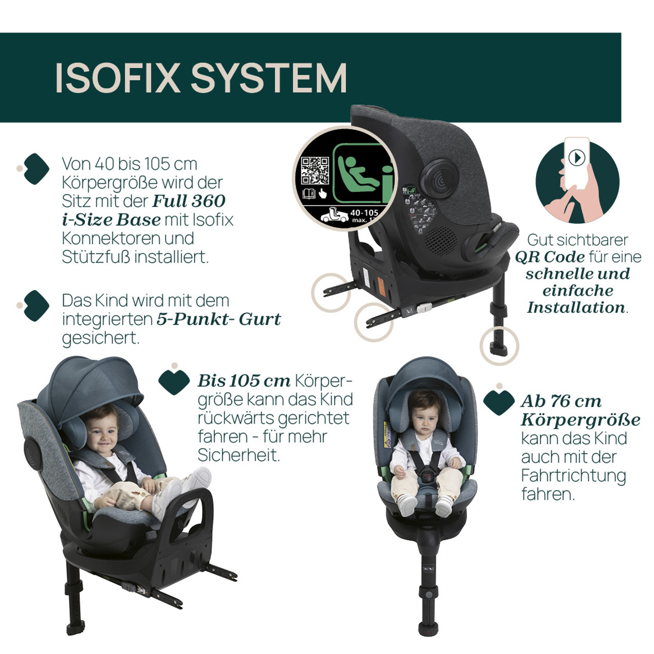 Bi-Seat i-Size Air & Full 360 i-Size Basis (40-150 cm) null - 3