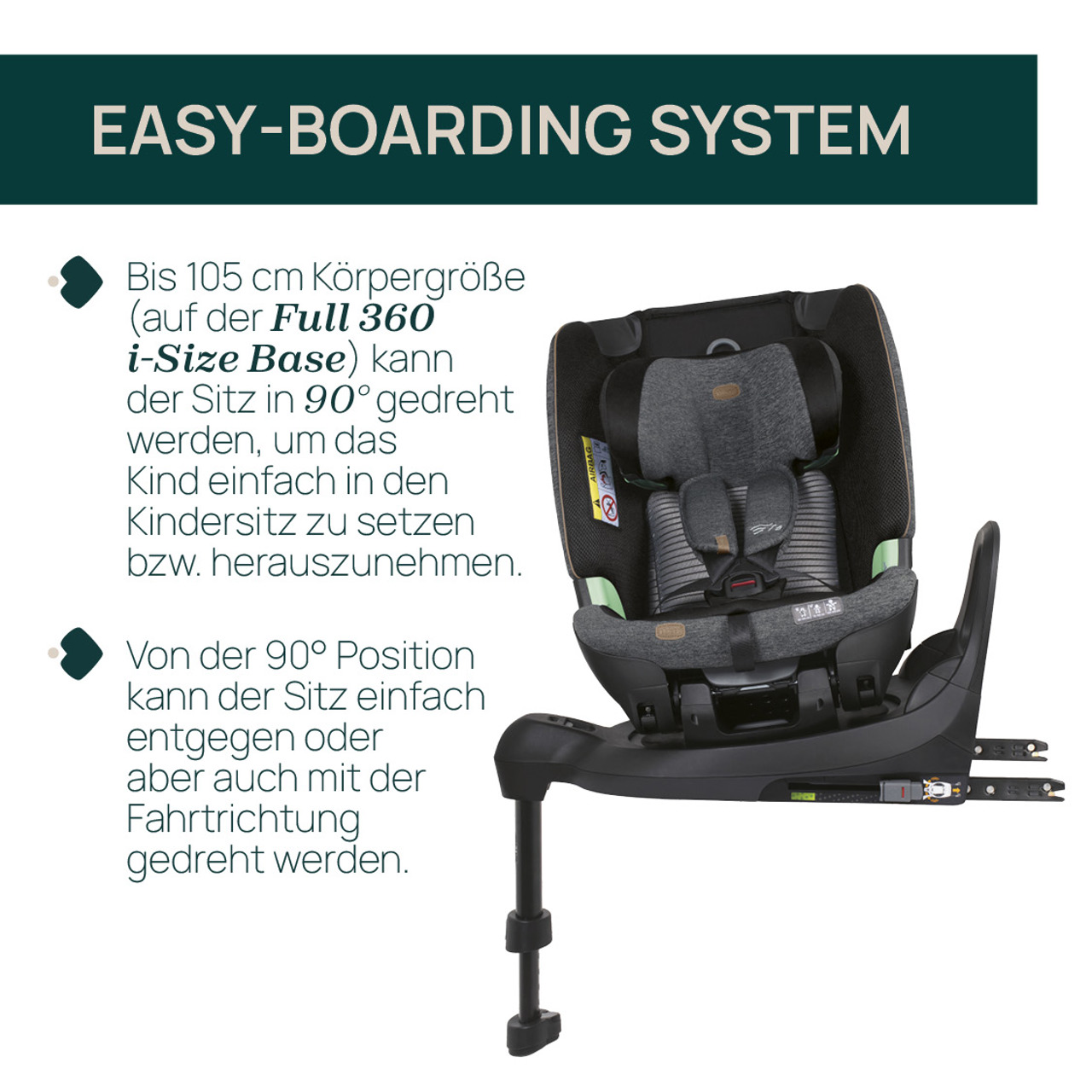Bi-Seat i-Size Air & Full 360 i-Size Basis (40-150 cm) null - 4