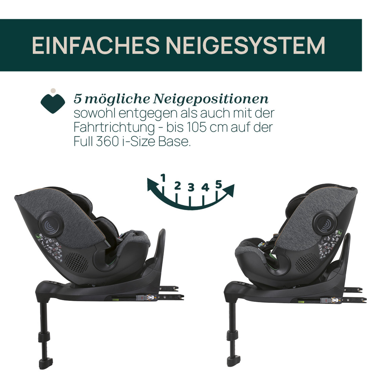 Bi-Seat i-Size Air & Full 360 i-Size Basis (40-150 cm) null - 5
