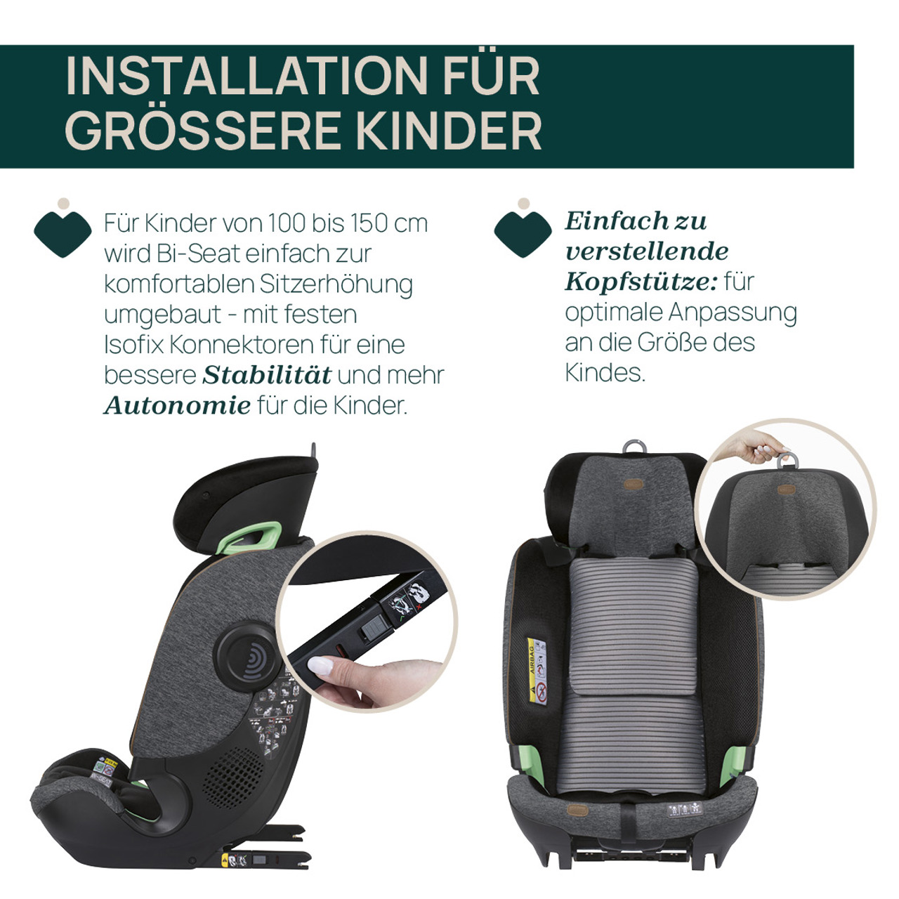 Bi-Seat i-Size Air & Full 360 i-Size Basis (40-150 cm) null - 6