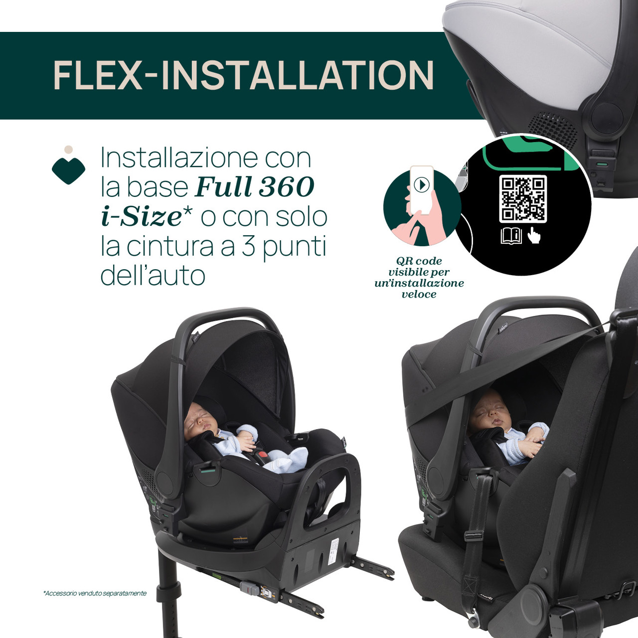Seggiolino auto Kory Essential i-Size (40-80 cm) Chicco - 2