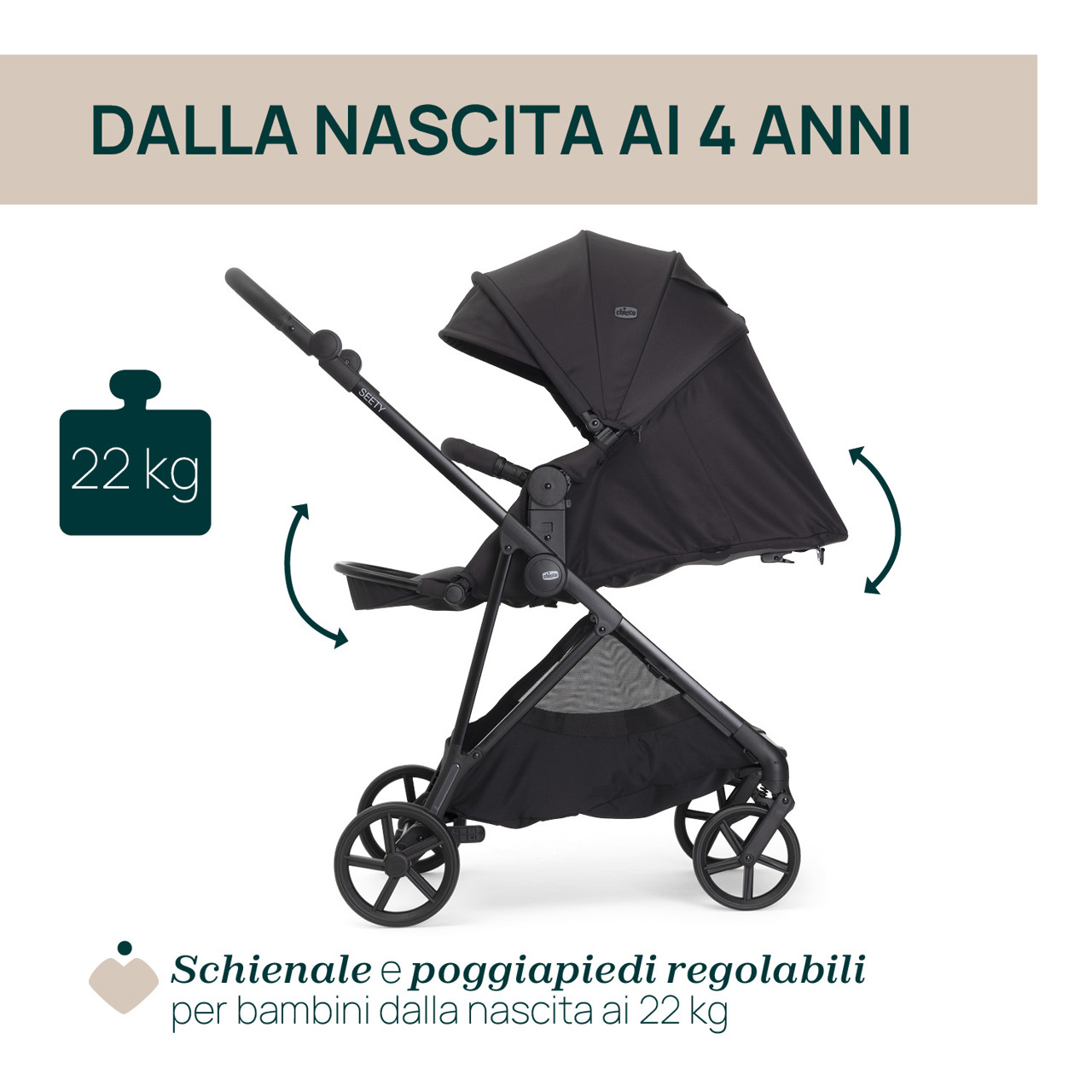 Passeggino Seety 2 Chicco - 4
