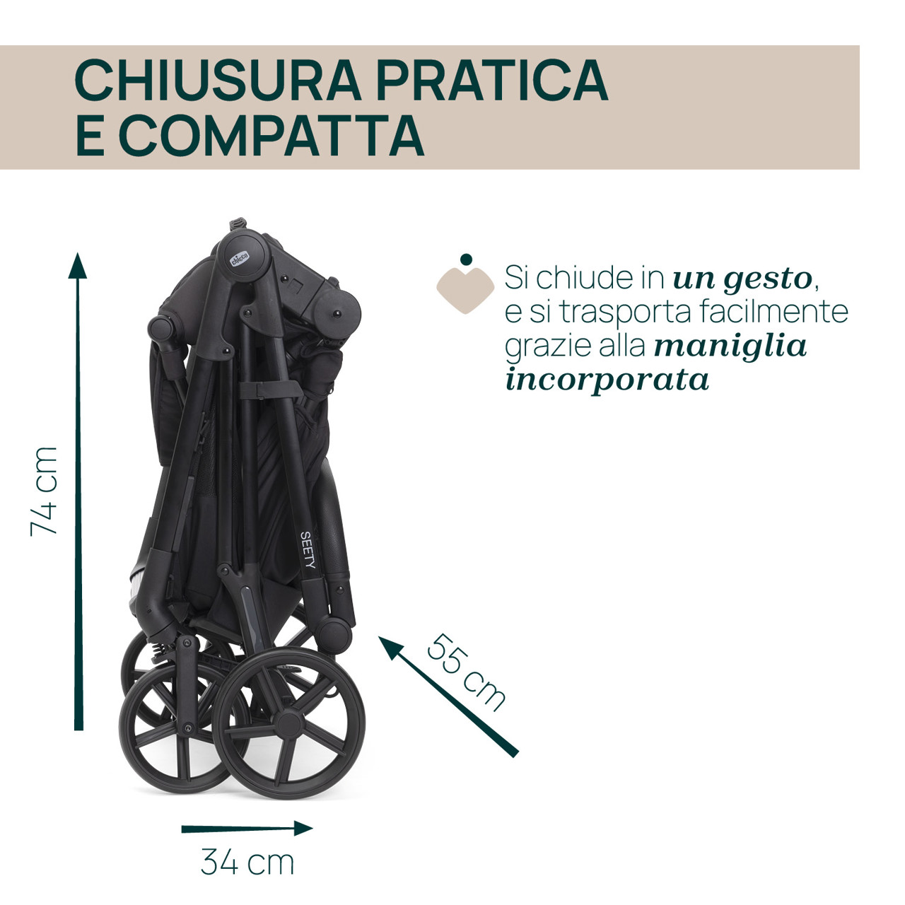 Passeggino Seety 2 Chicco - 1