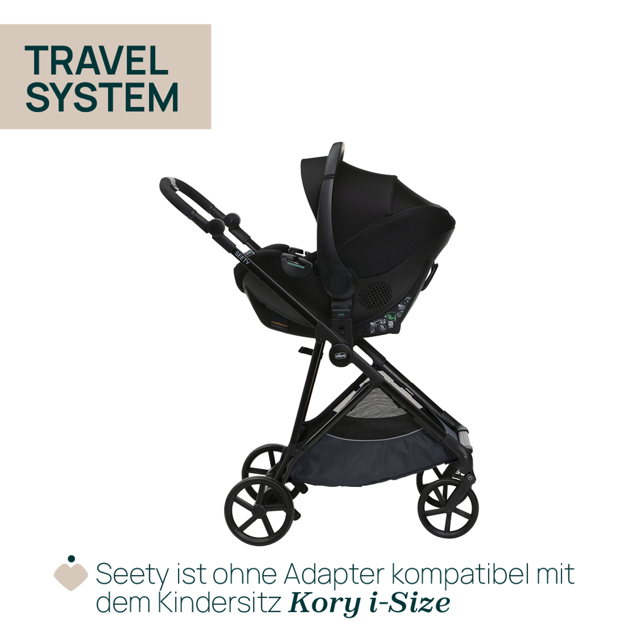Seety, modularer Kinderwagen null - 9