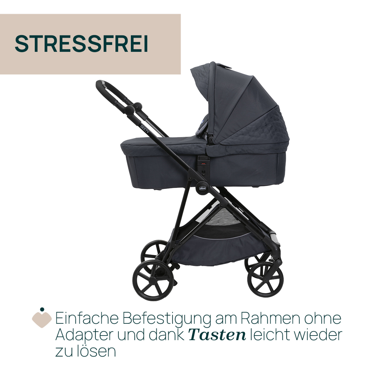Seety, modularer Kinderwagen null - 18