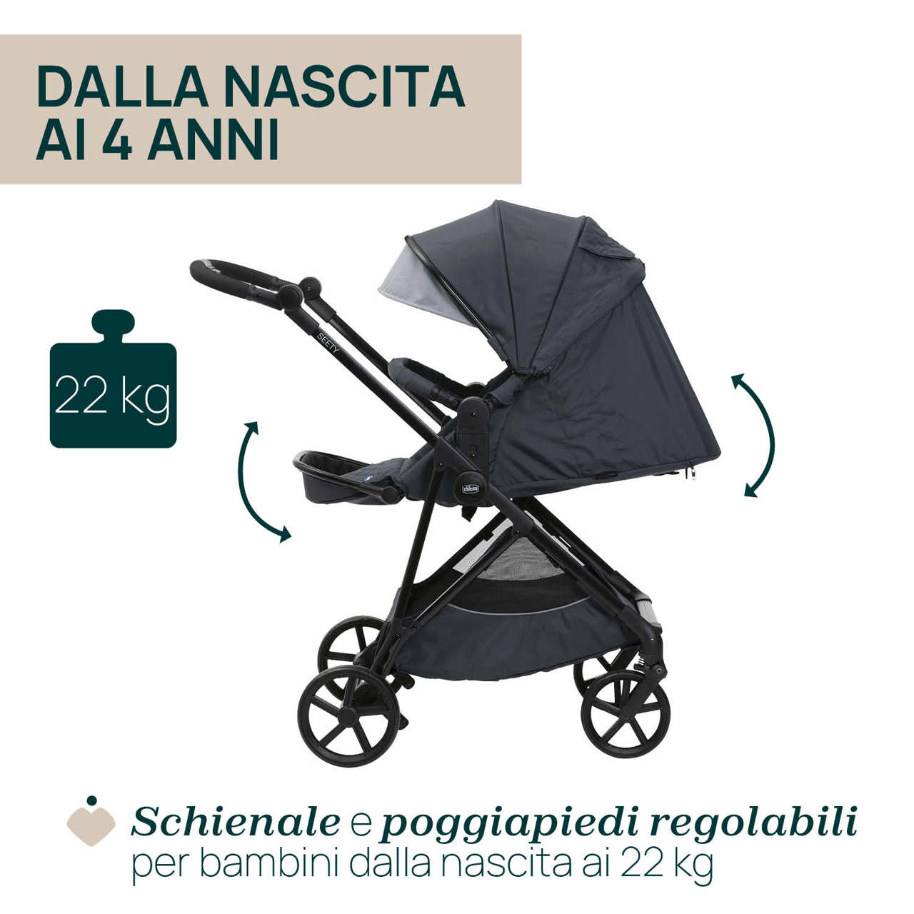 Trio Seety con Kory Essential Chicco - 6