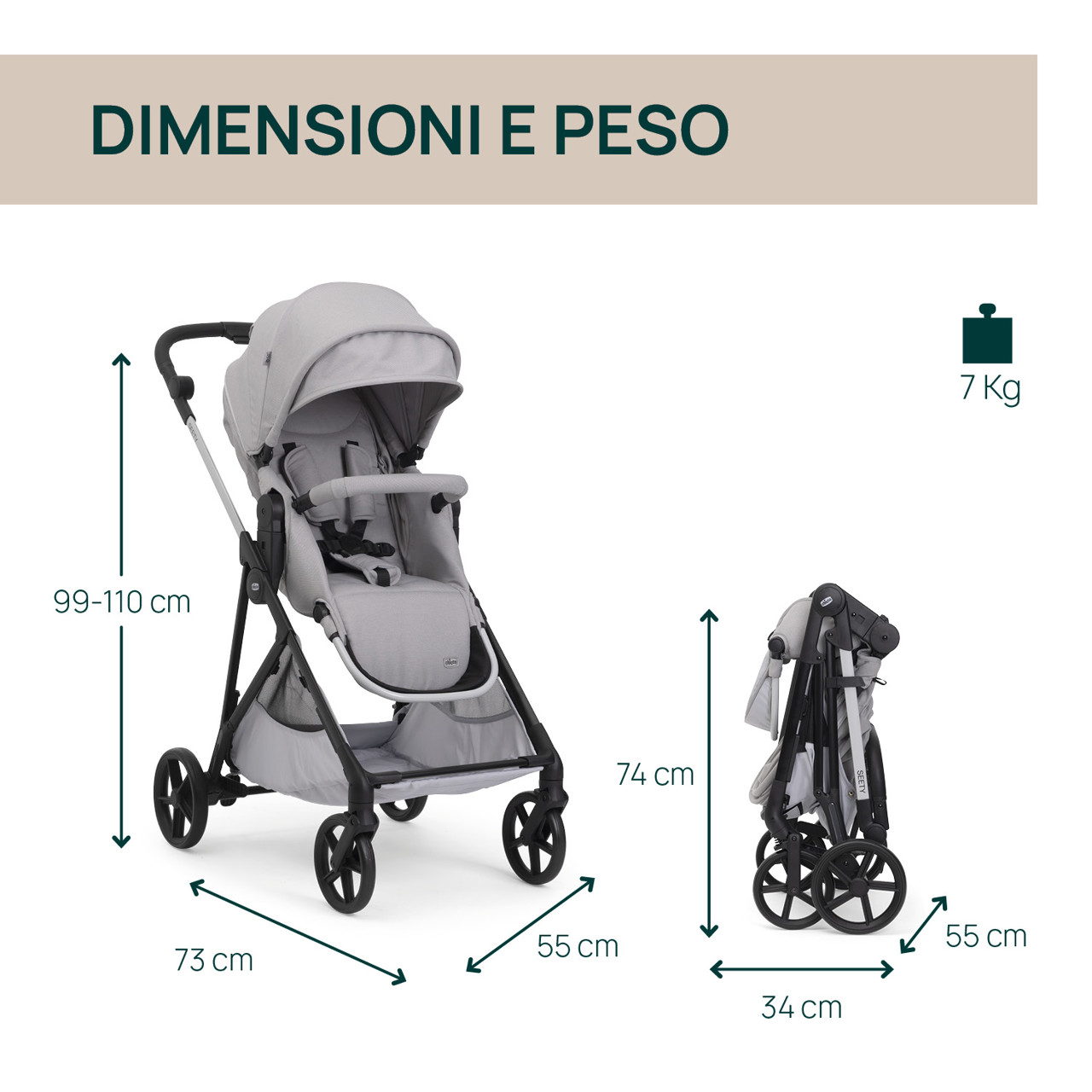 Passeggino Seety 2 Chicco - 7