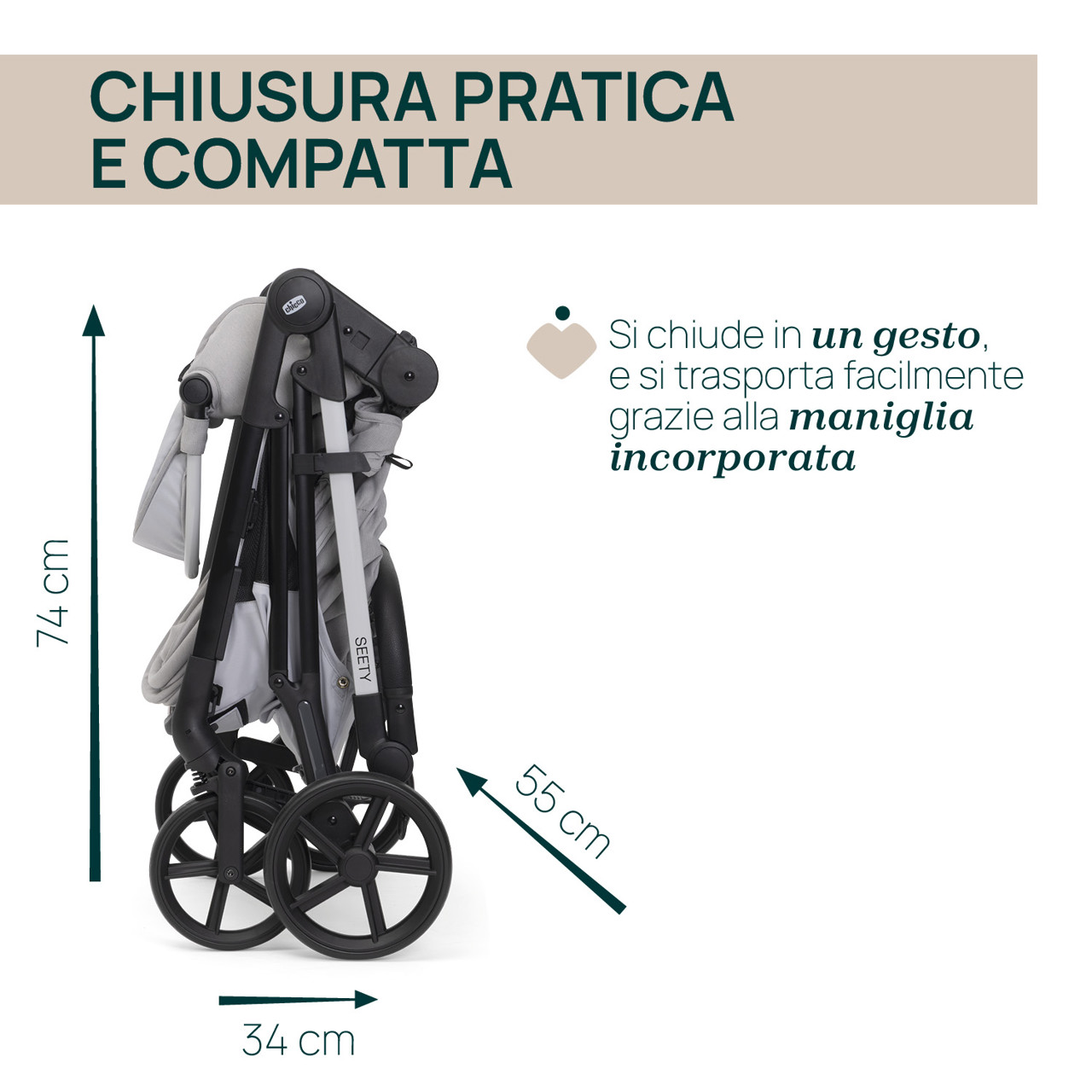 Passeggino Seety 2 Chicco - 1