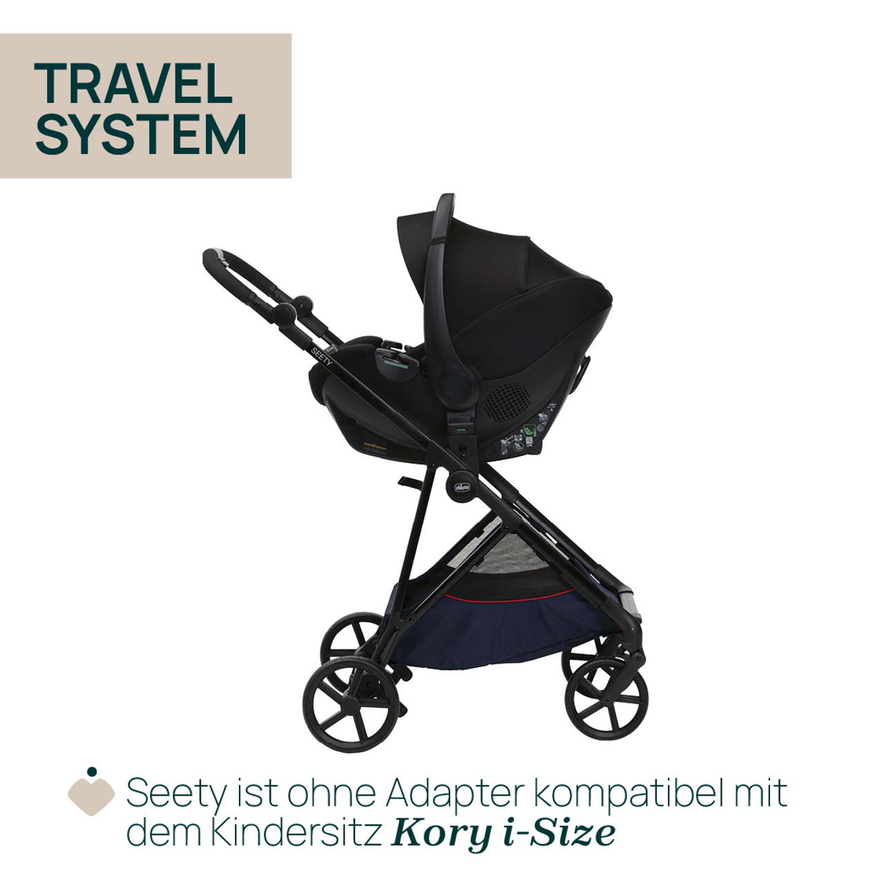 Seety, modularer Kinderwagen null - 9