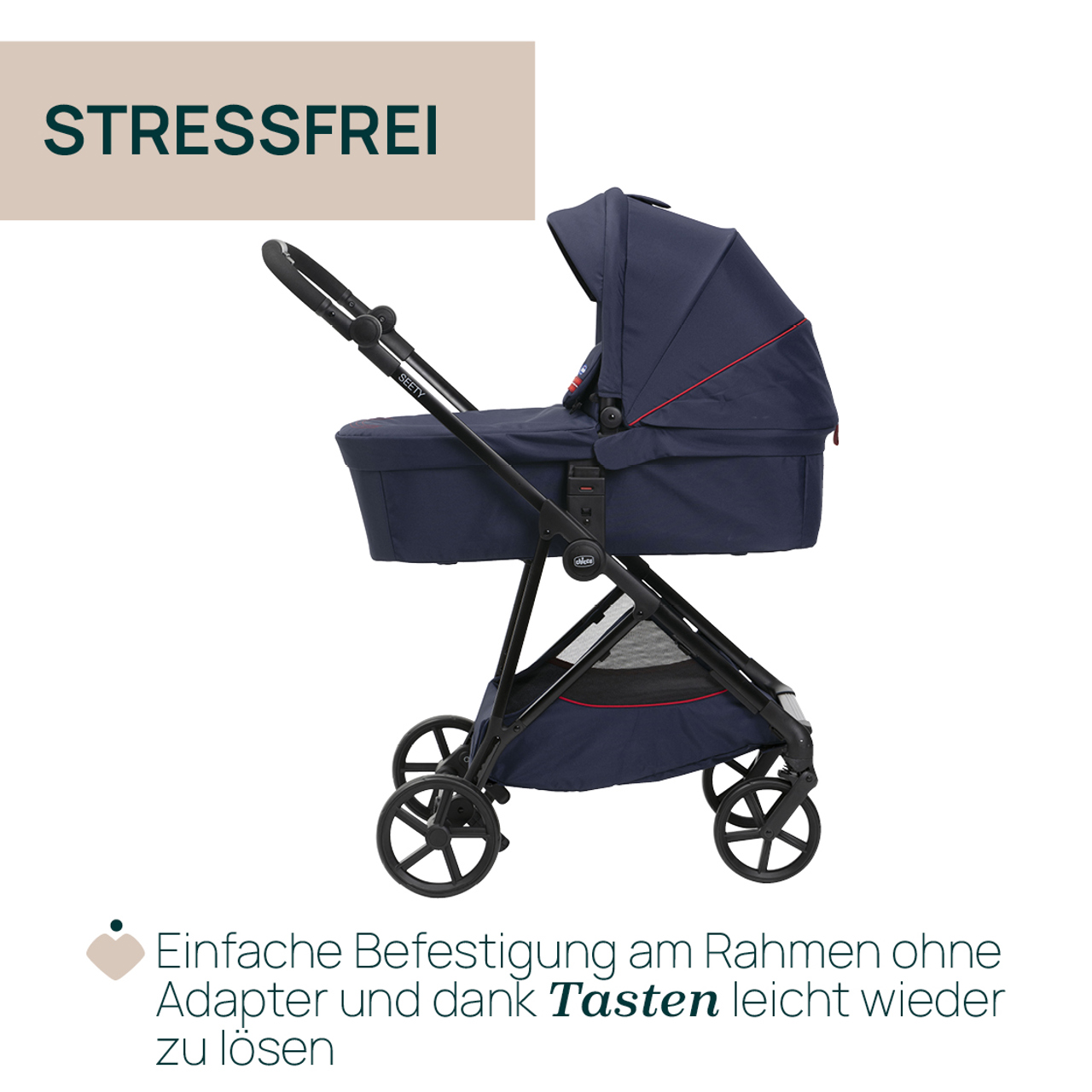 Seety, modularer Kinderwagen null - 18