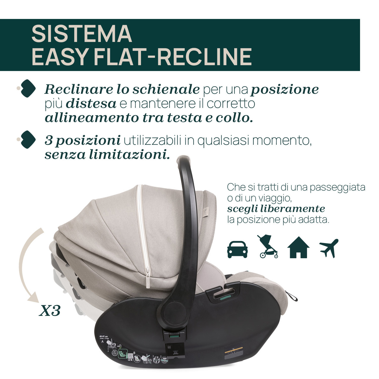 Seggiolino auto Como Lake i-Size (40-87 cm) Chicco - 2