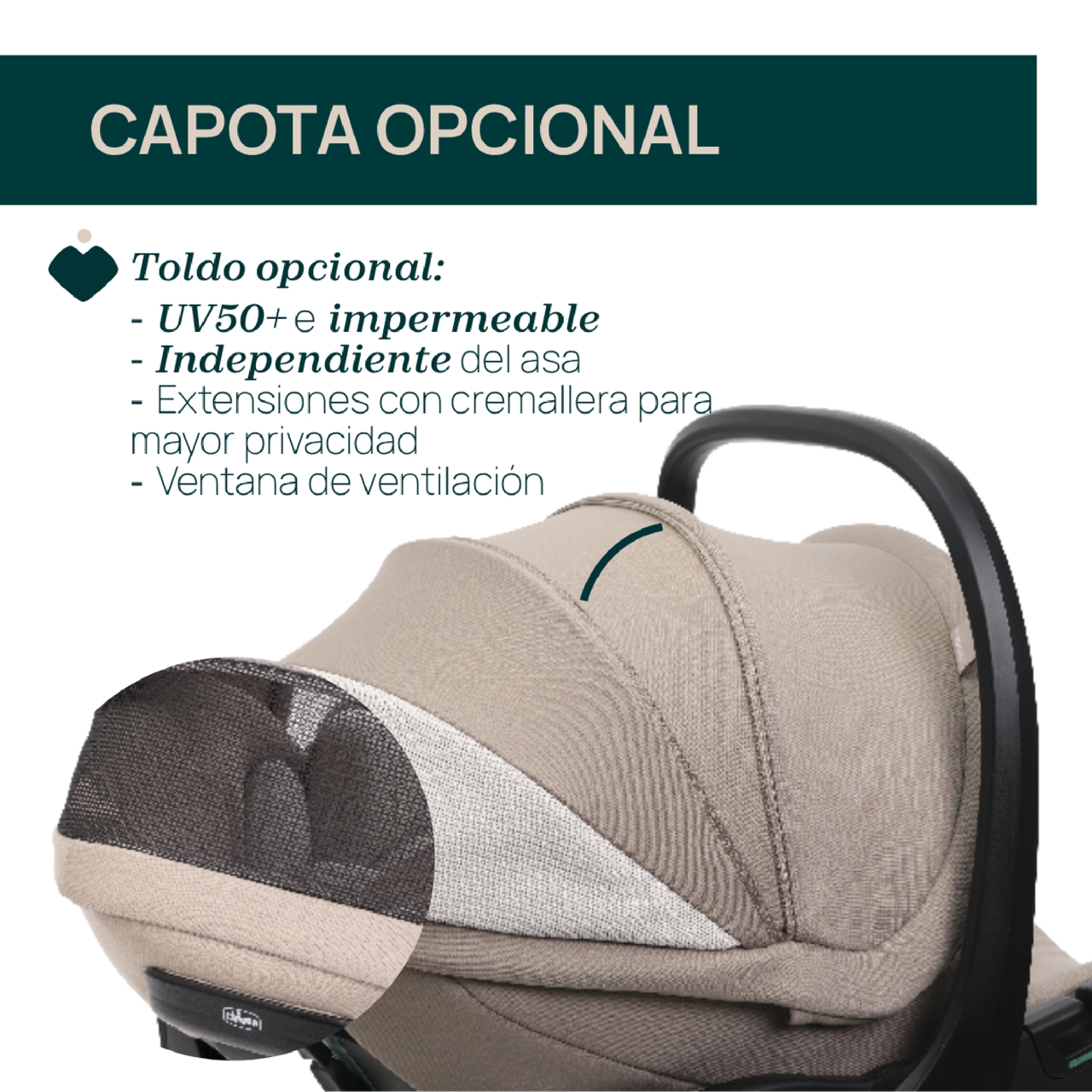Tr&iacute;o Mysa c/ Gran Comfort y First Seat Recline Chicco - 23