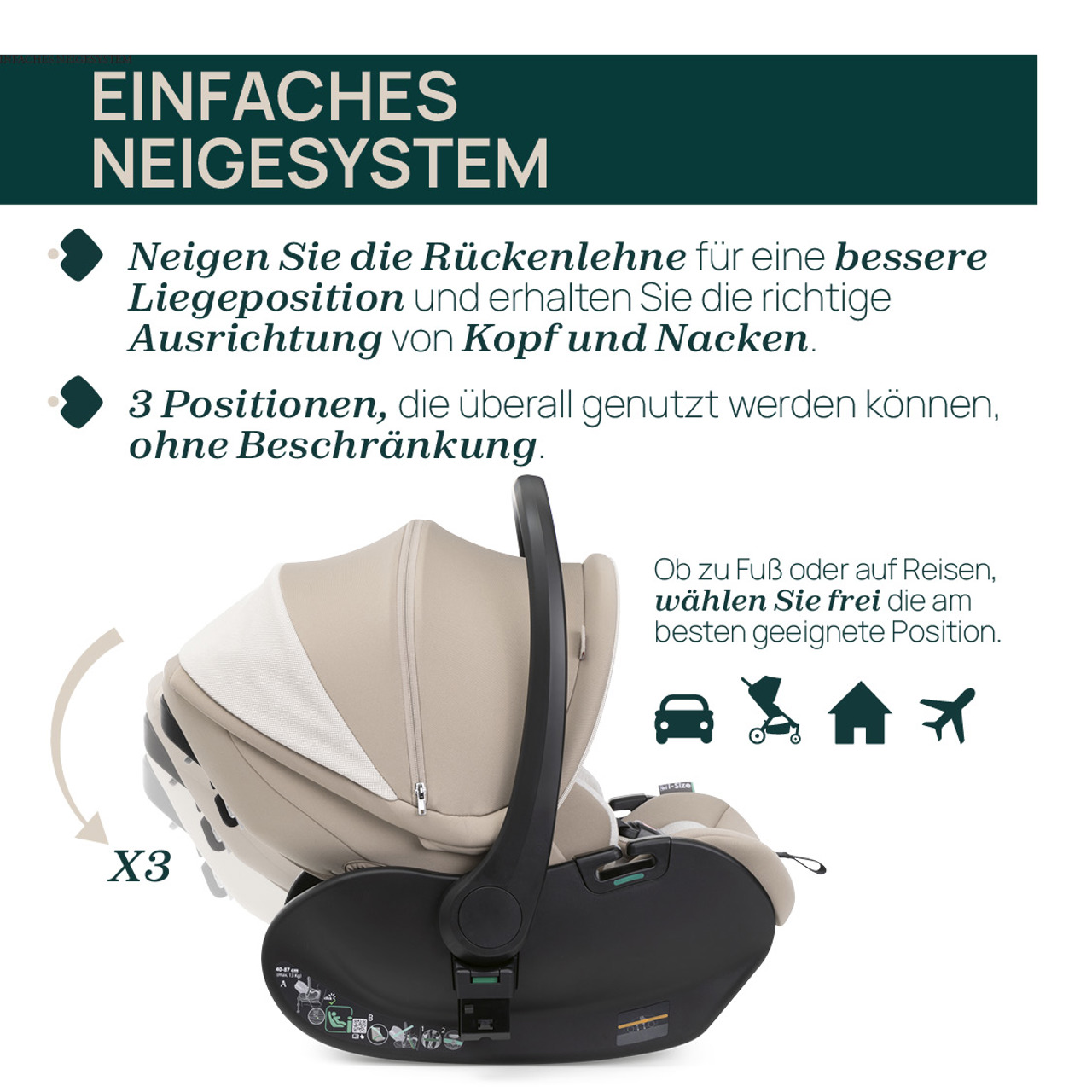 First Seat Recline i-Size (40-87 cm) null - 6