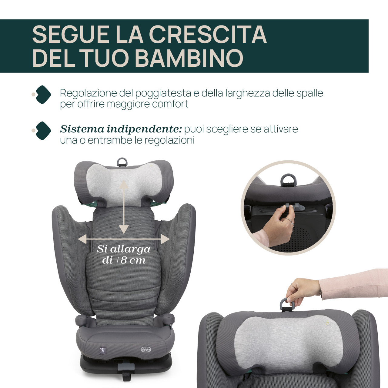 Seggiolino Auto Fold&Go S (100-150 cm) Chicco - 3