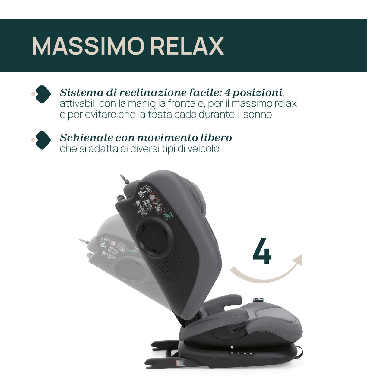 Seggiolino Auto Fold&Go S (100-150 cm) Chicco - 6