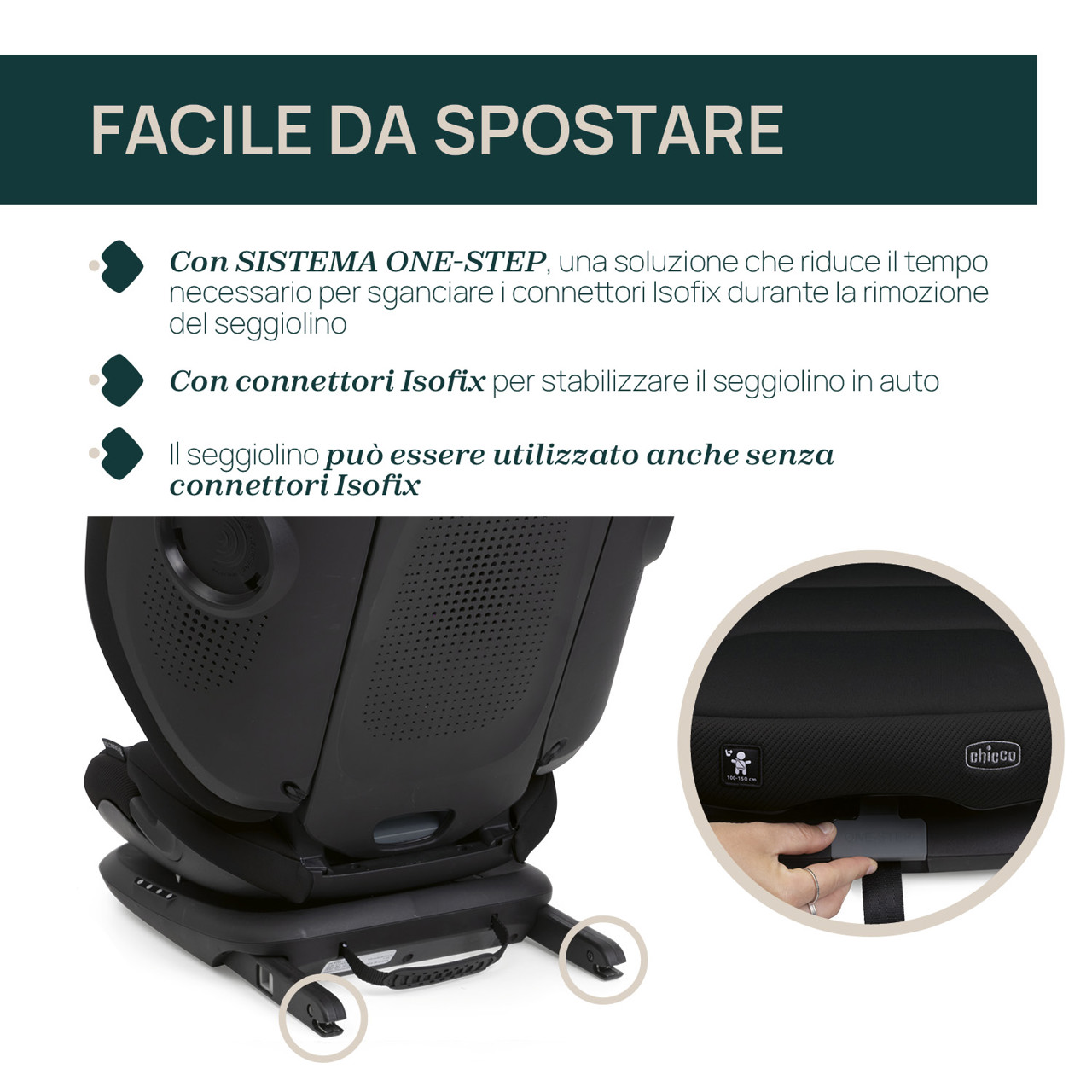 Seggiolino Auto Fold&Go S (100-150 cm) Chicco - 5